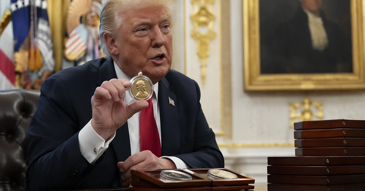 Trump sells $12,000 gold coins tied to White House UFC event