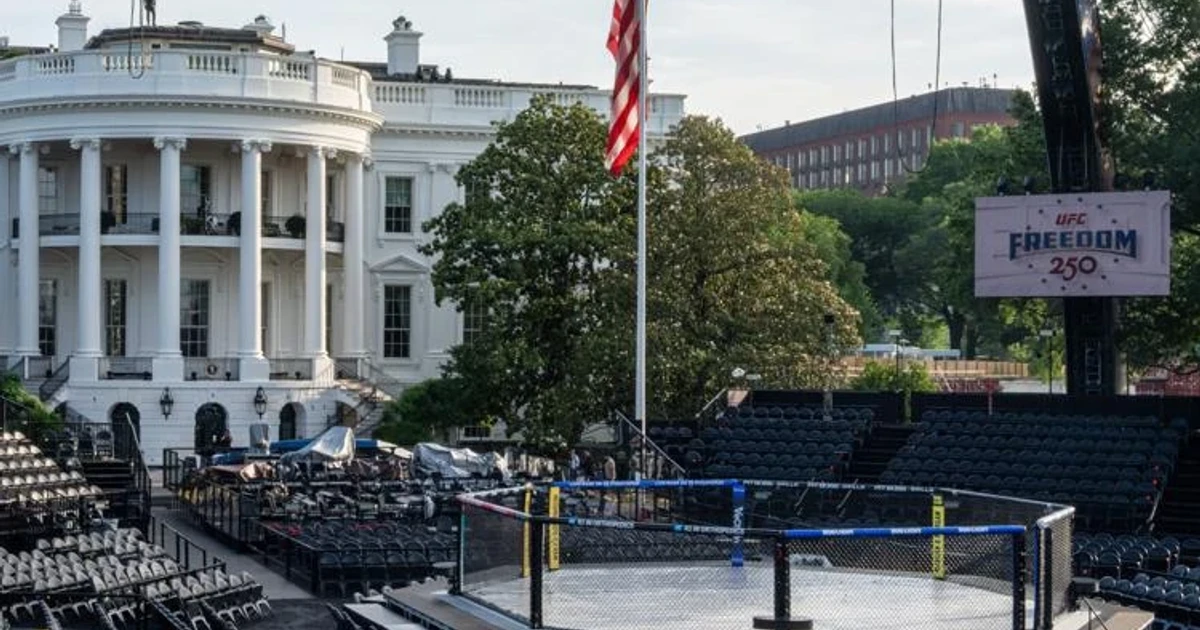 Trump plans UFC fight on White House lawn for 80th birthday
