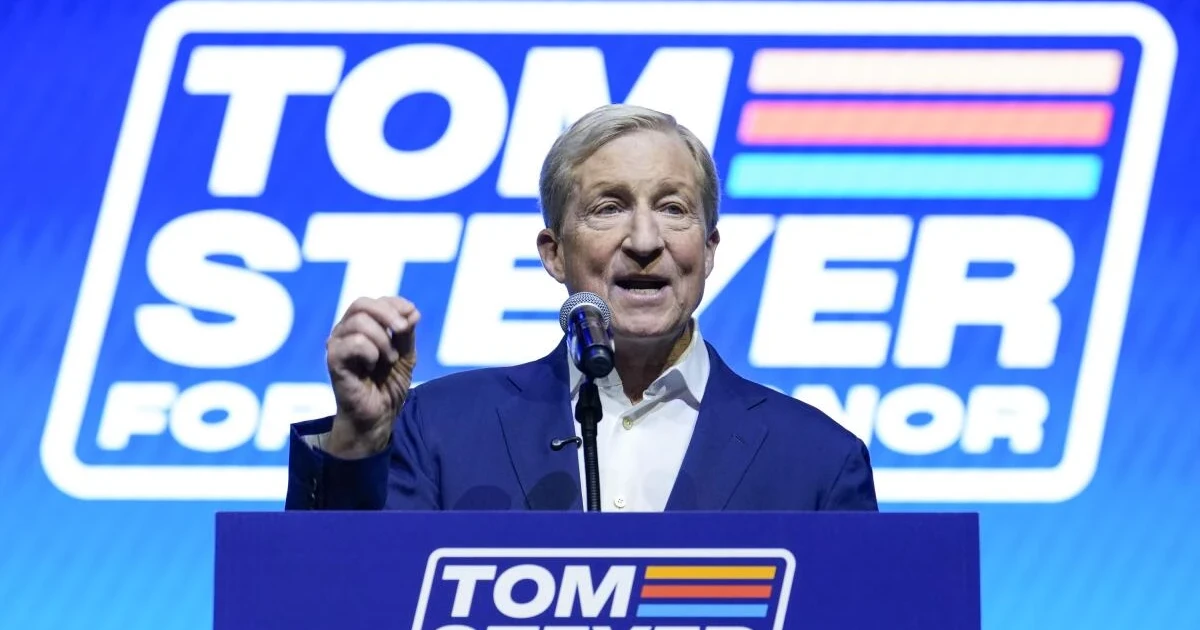 Steyer’s $558 million self-funding binge stirs backlash over money in politics