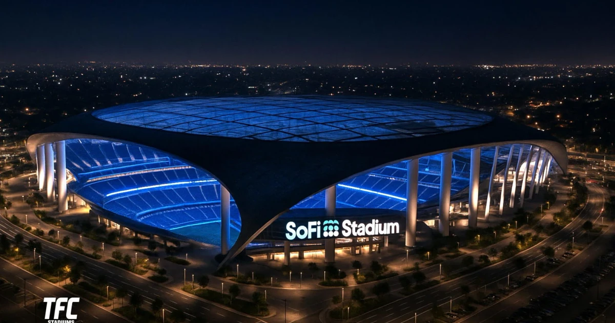SoFi Stadium lights up as U.S. faces Paraguay in World Cup clash