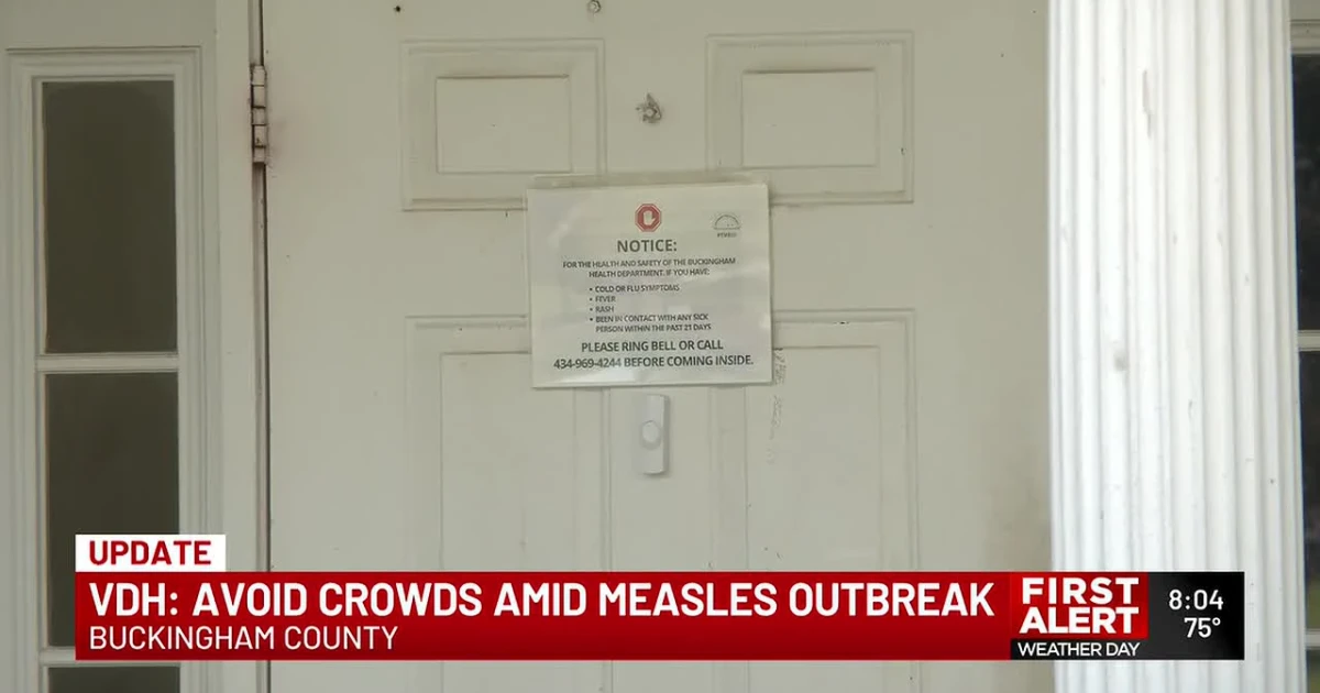 Virginia measles outbreak nears 90 cases in Buckingham County