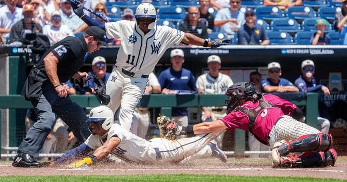 West Virginia beats Troy for first College World Series win