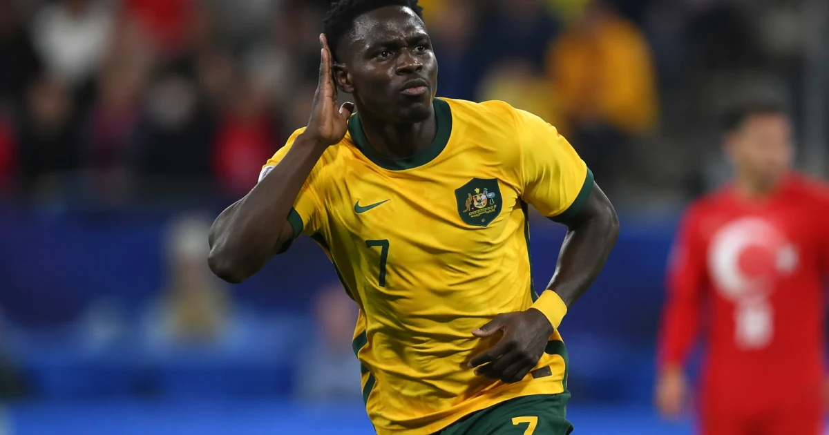 Irankunda scores stunning counterattack, Australia beats Türkiye in World Cup debut