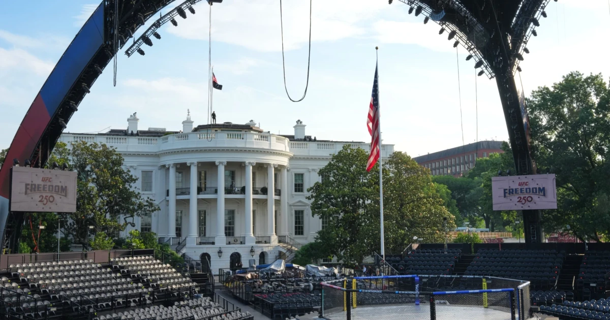 White House braces for UFC event as Iran deal questions linger