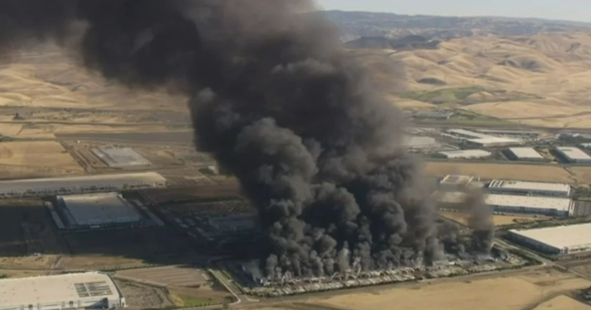 Tracy warehouse fire burns for third day, medical supplies at risk