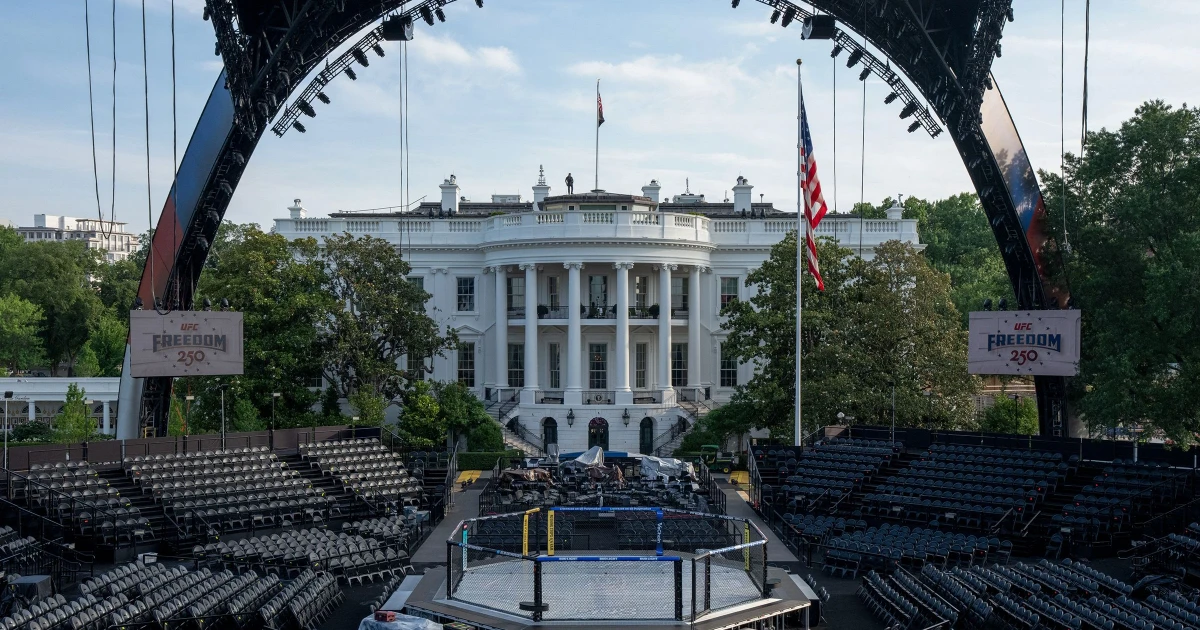 Most Americans oppose Trump’s UFC event on White House grounds