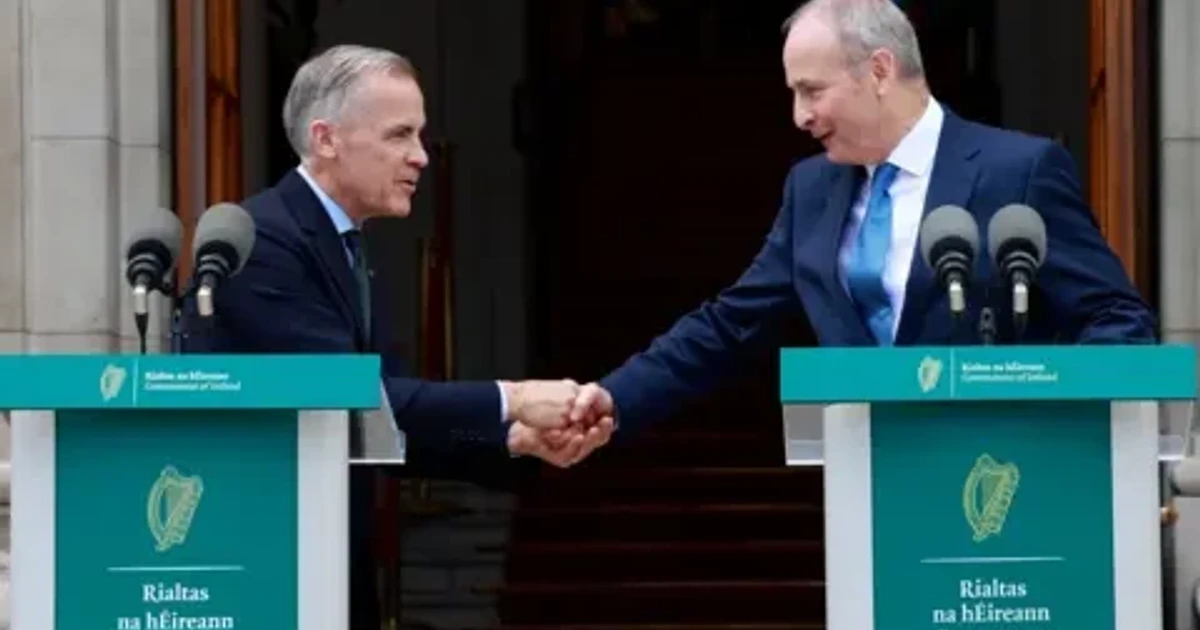Carney visits Ireland, deepens ties with new economic partnership