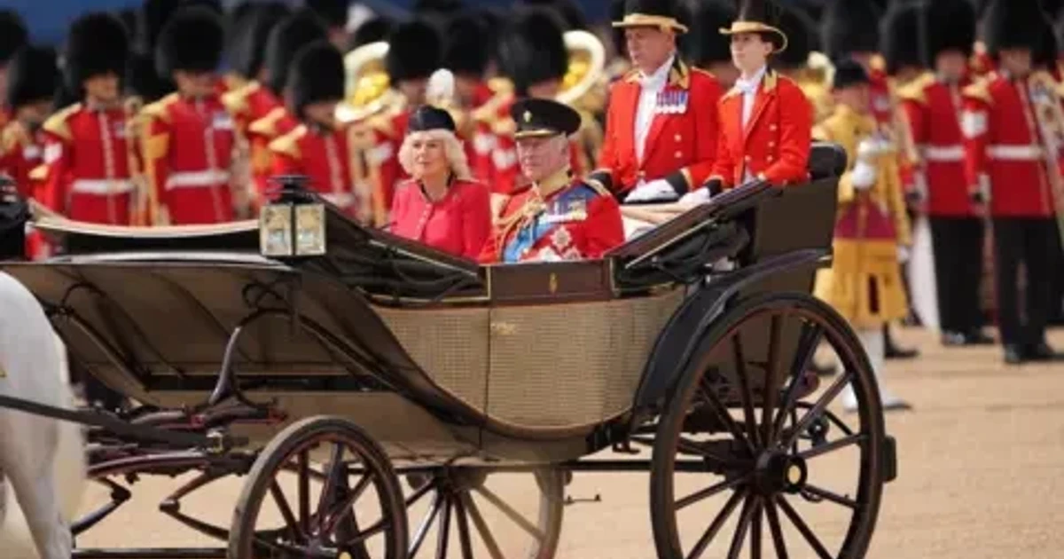 King Charles marks official birthday with Trooping the Colour parade