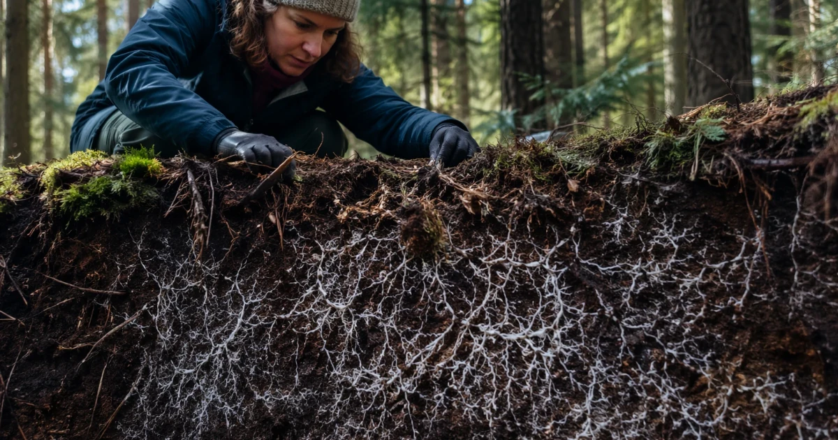 Scientists map 110 quadrillion kilometers of underground fungal networks