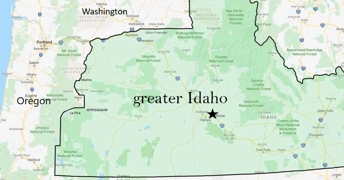 Greater Idaho and Cascadia push to redraw Pacific Northwest borders