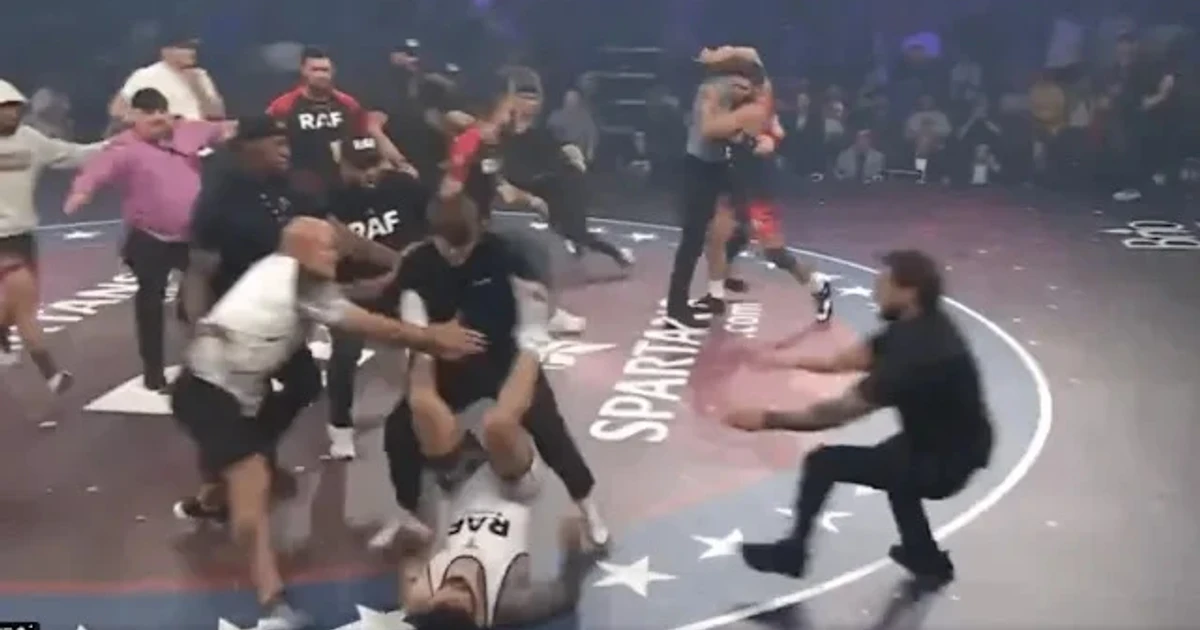 Chimaev beats Danis in 45 seconds, post-fight brawl erupts in St. Louis