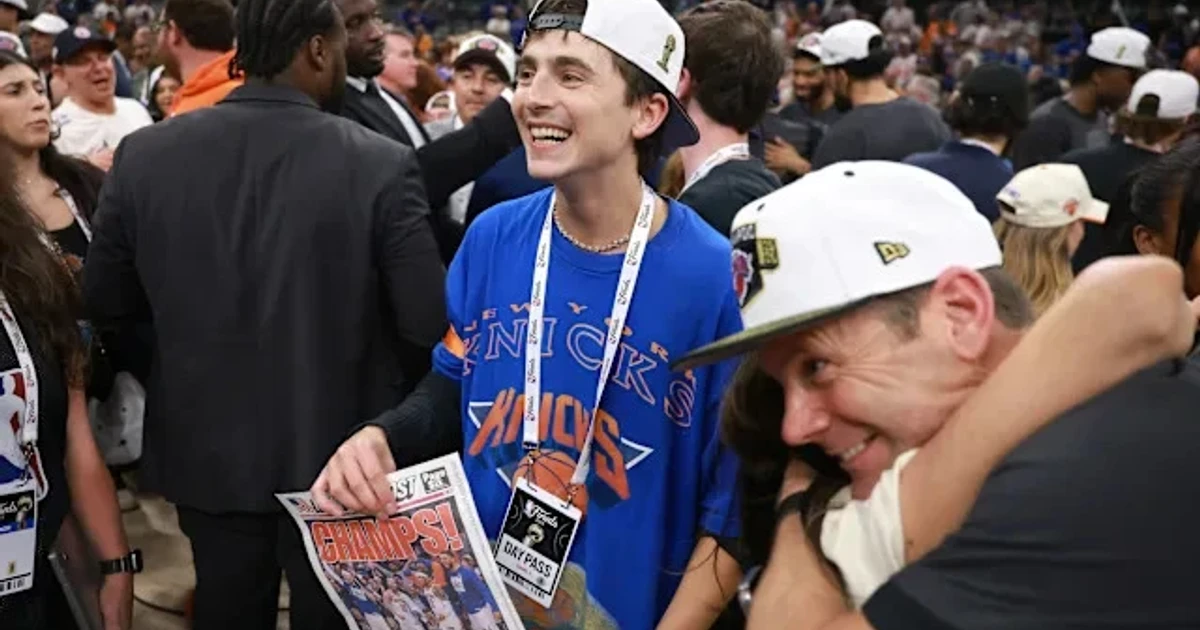 Knicks end 53-year title drought, Spike Lee and Chalamet celebrate