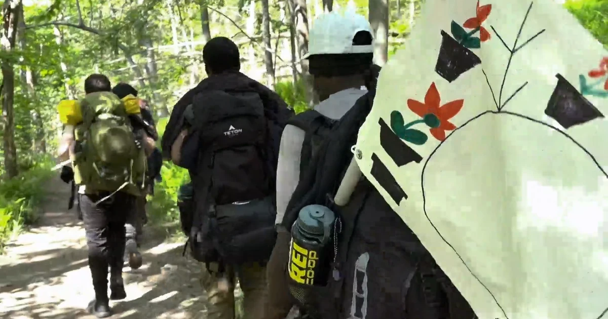 Newark high school sends freshmen on annual Appalachian Trail trek