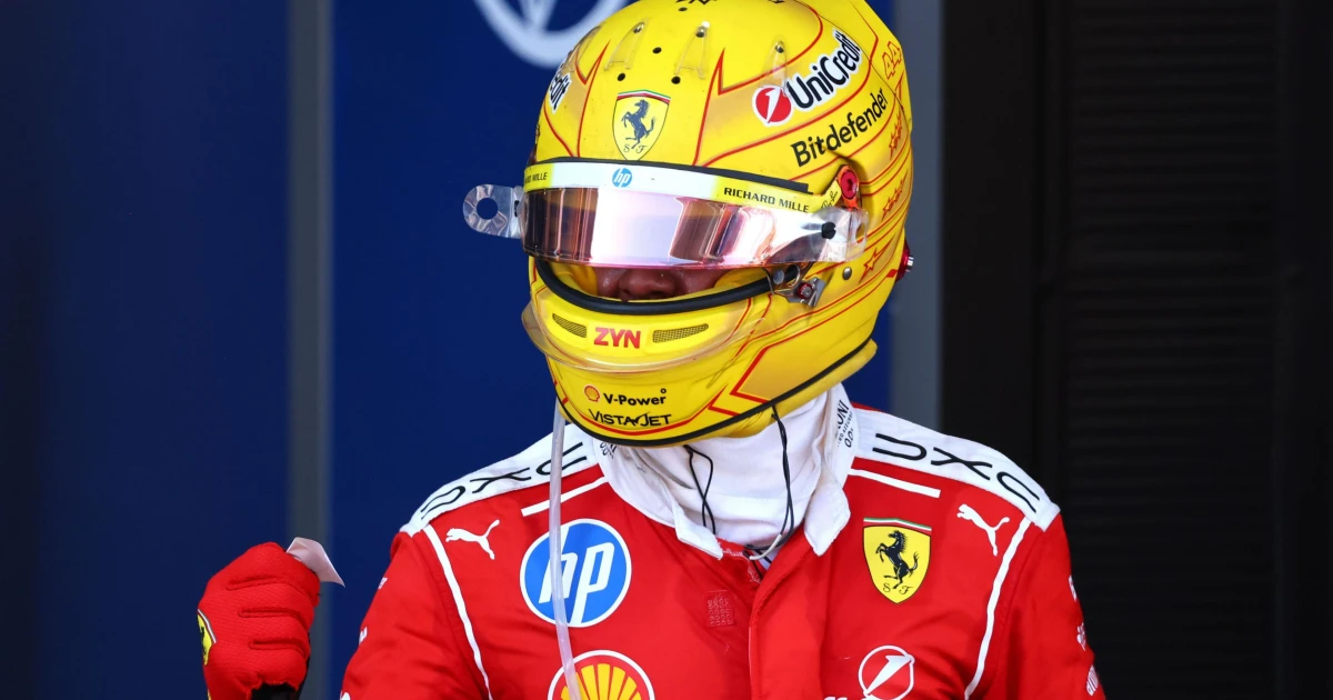 Hamilton wins maiden Ferrari race as Antonelli retires in Barcelona