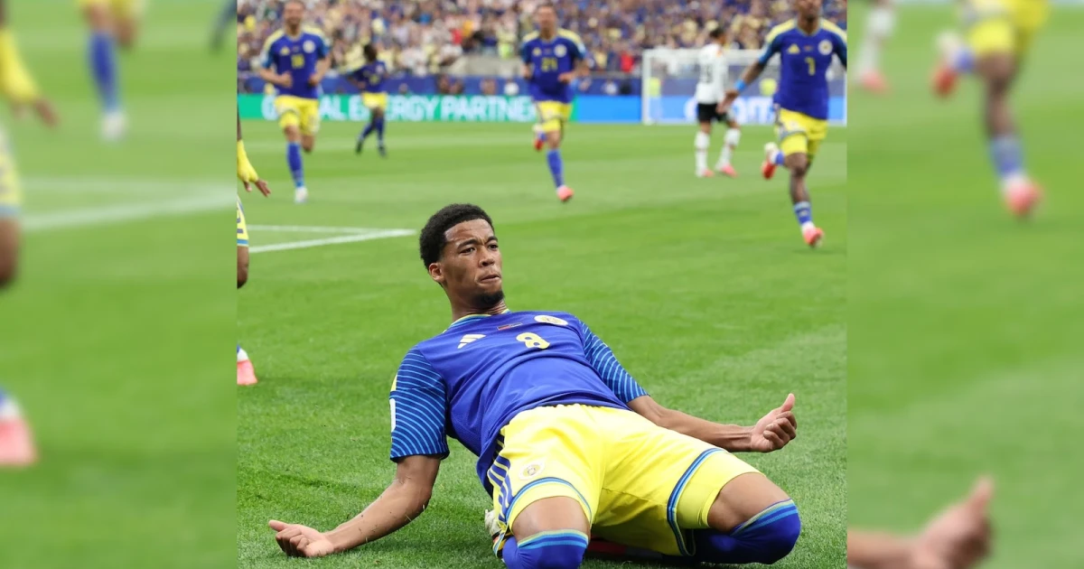 Curazao celebra su primer gol mundialista en debut ante Alemania
