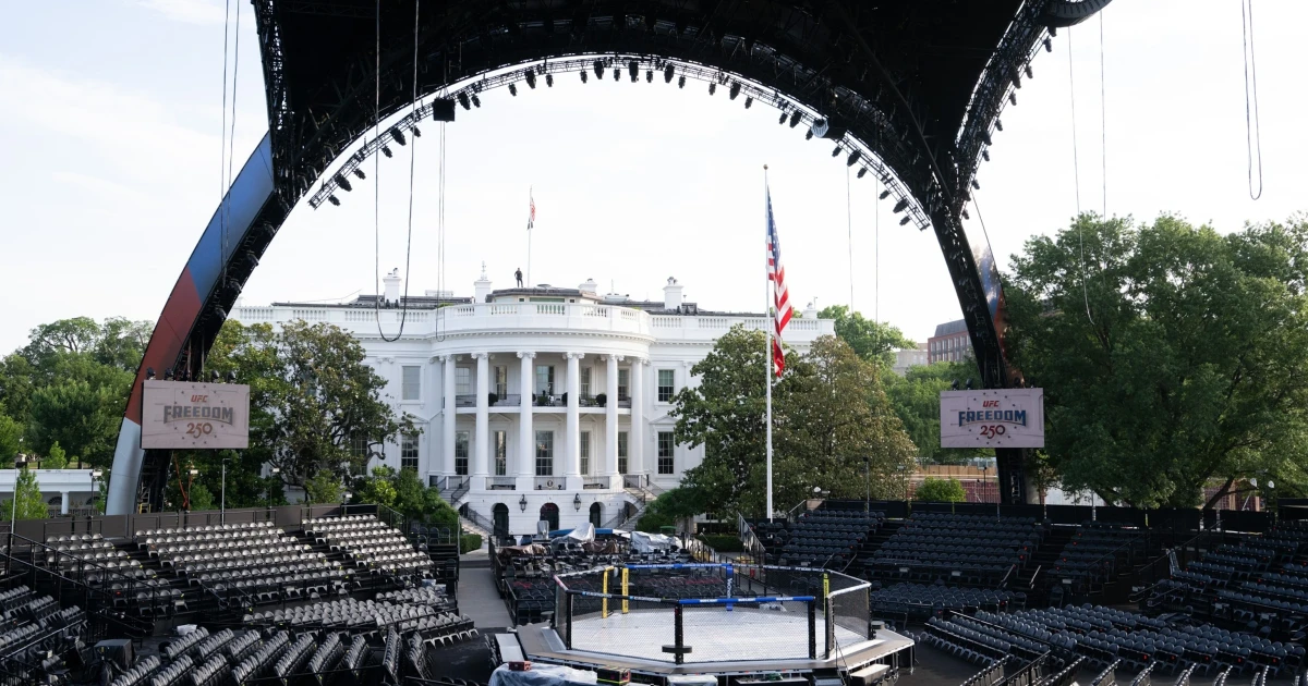UFC Freedom 250 set for White House South Lawn on July 14, 2026