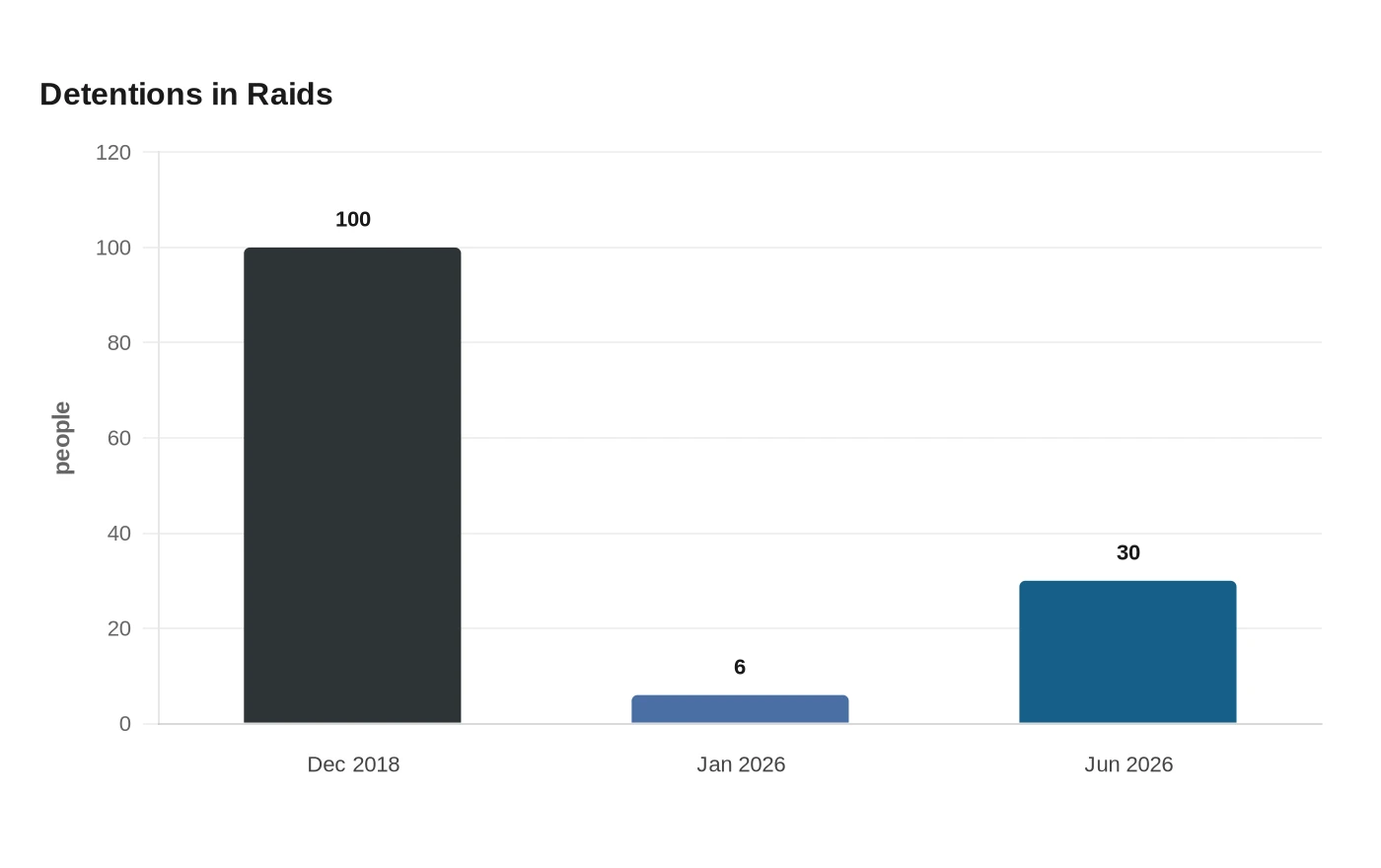 Detentions in Raids