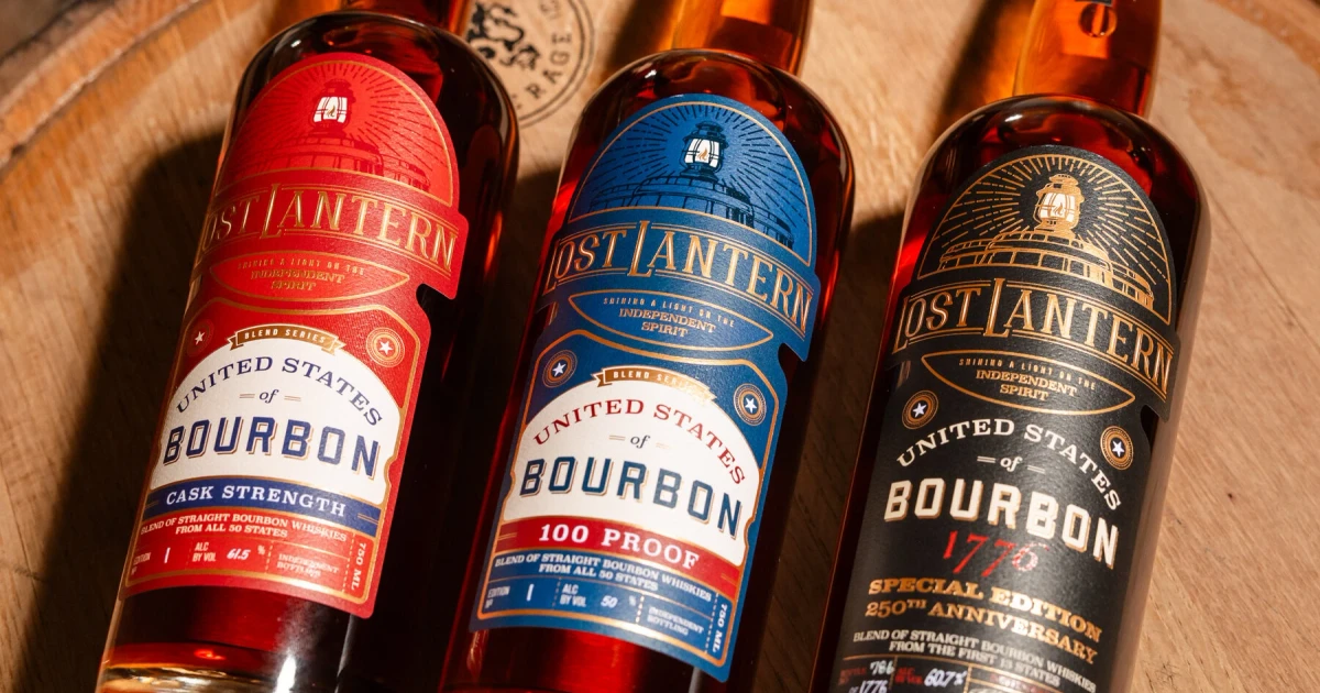 Lost Lantern blends straight bourbon from all 50 states for 250th anniversary