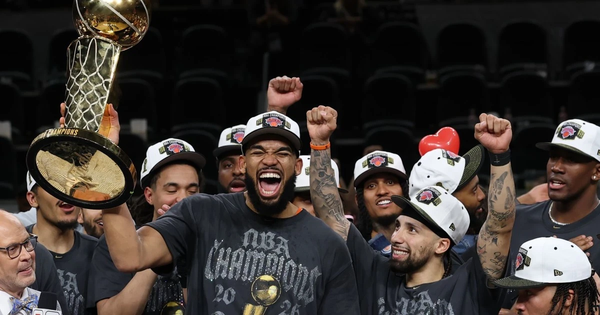 Knicks celebrate first NBA title in 53 years on TODAY