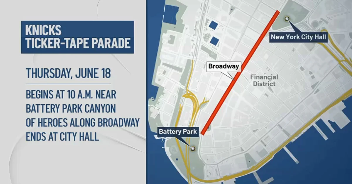 Knicks set for first ticker-tape parade after 53-year title drought