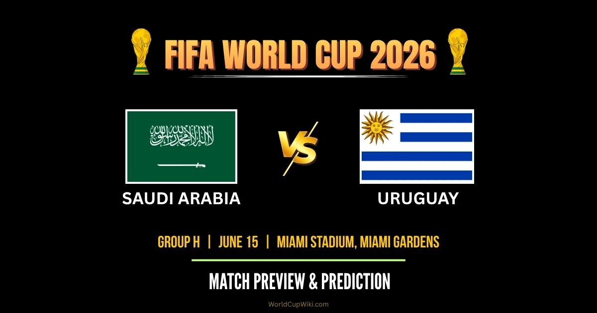 Araujo late equaliser rescues Uruguay in 1-1 World Cup draw with Saudi Arabia