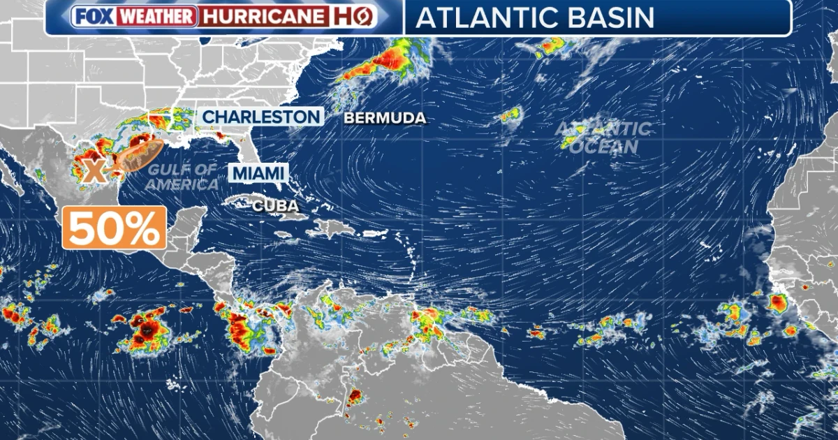 Flood threat grows as Gulf disturbance targets Texas, Louisiana, Mississippi