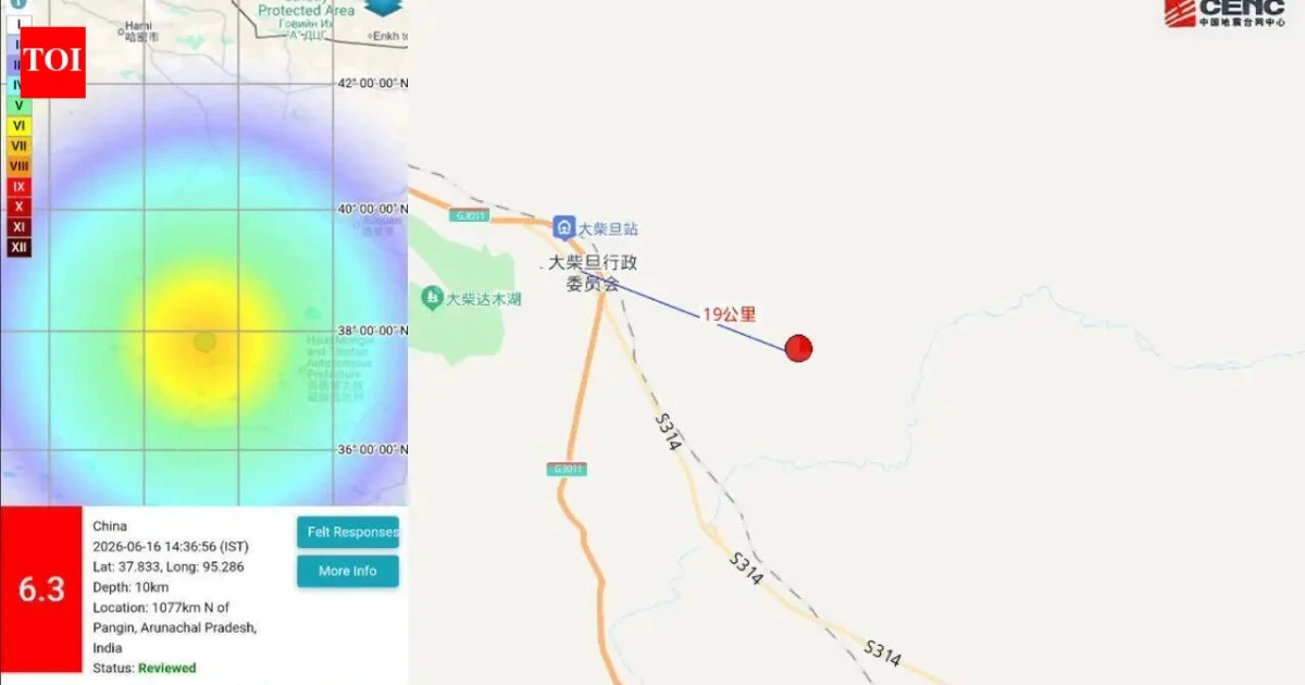 Powerful 6.3 earthquake in Qinghai kills one, rescue teams search survivors