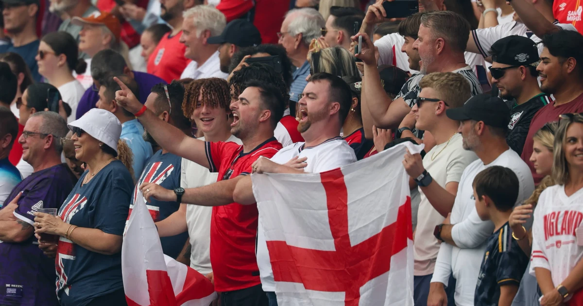 England fans flood Dallas ahead of World Cup opener against Croatia