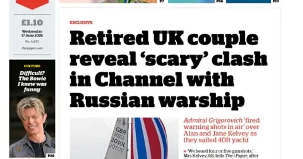 Russian warship fires warning shots near British yacht in English Channel