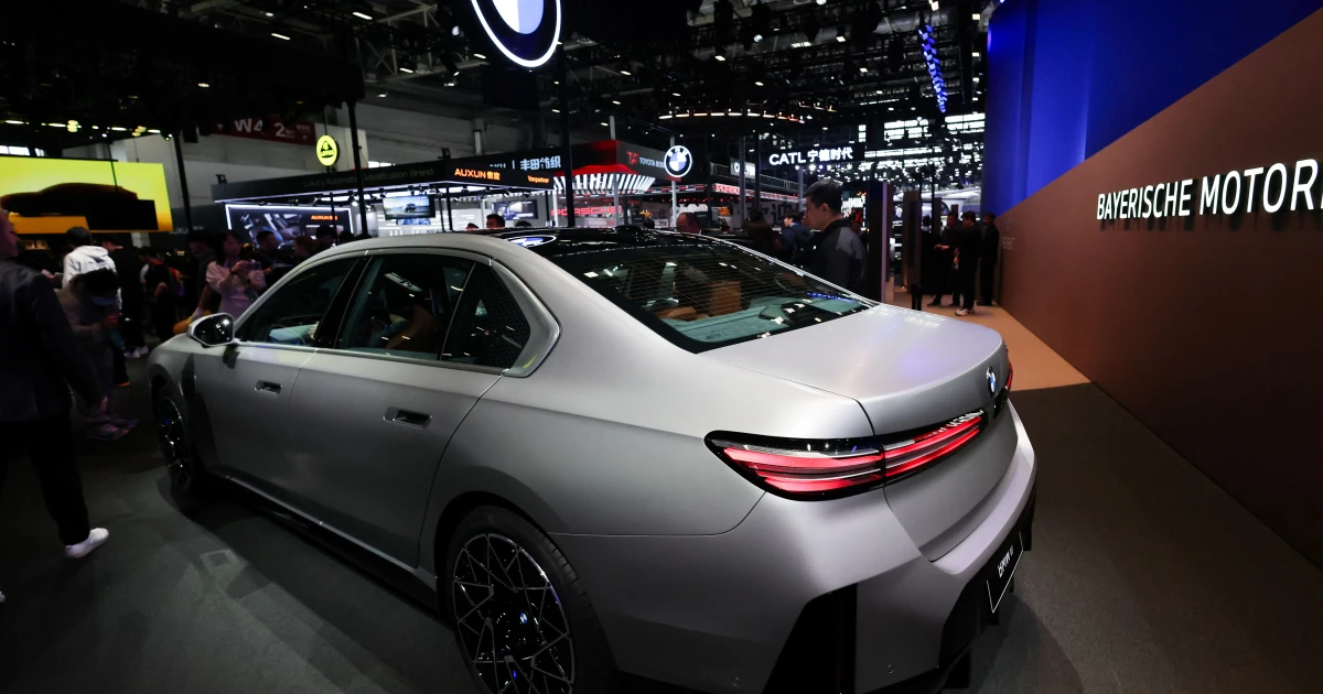 BMW shares plunge after profit warning on China weakness and Iran war