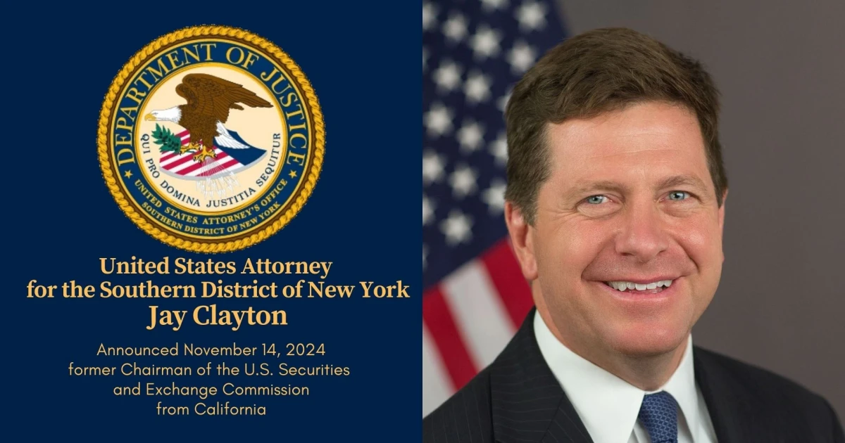 Trump names Jay Clayton for intelligence post after Pulte backlash