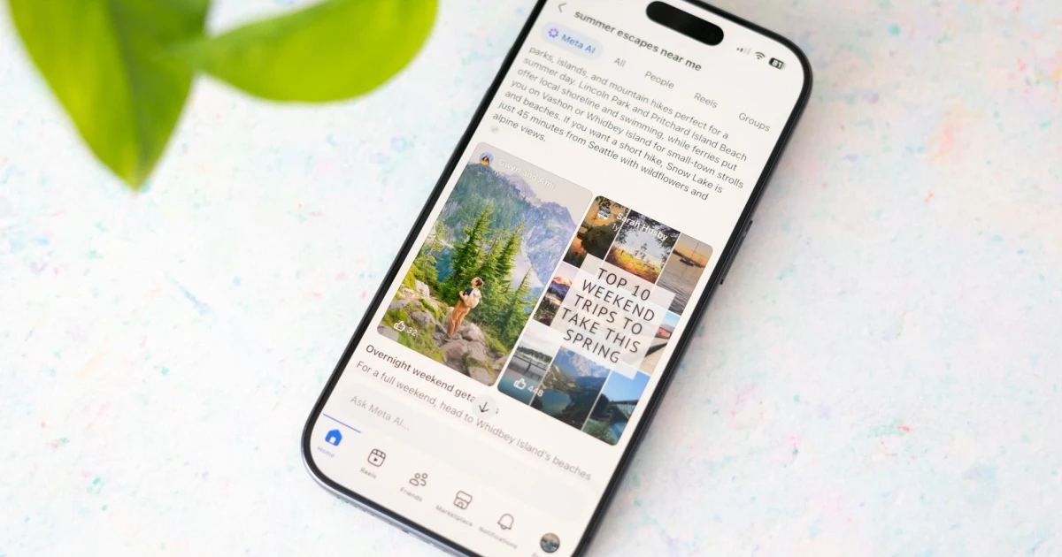 Meta launches AI search mode in Facebook, promising local recommendations