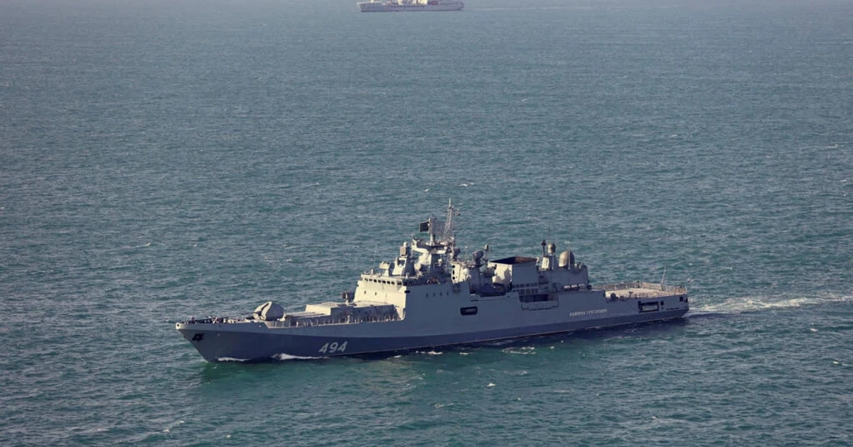 UK condemns Russian warship's warning shots at British yacht