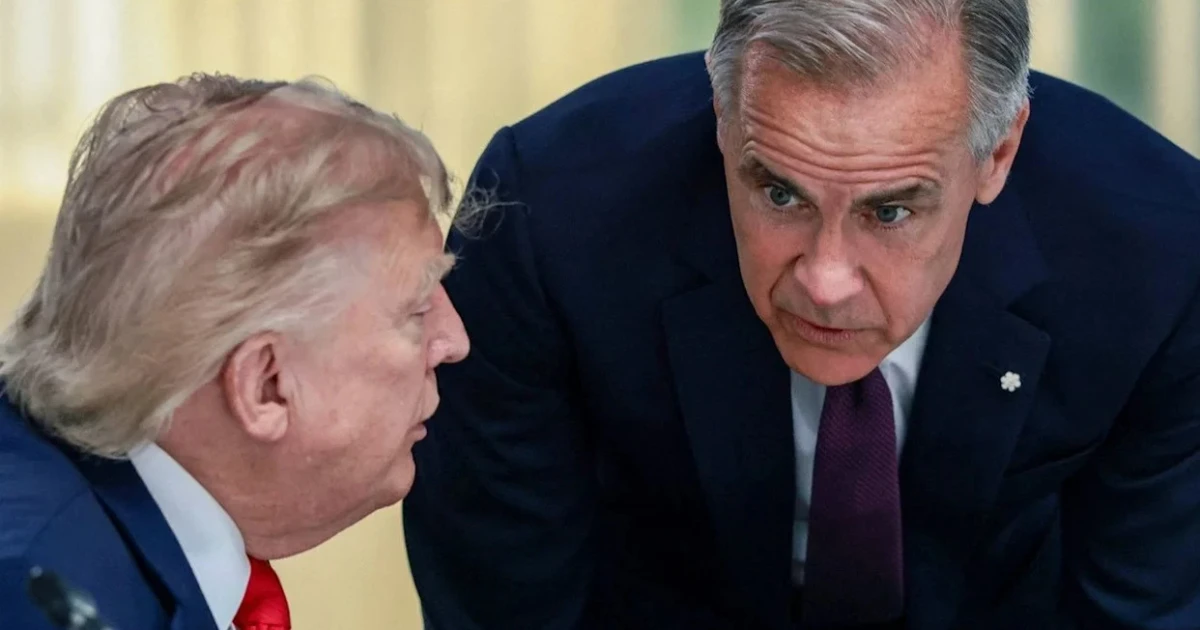 Hot mic catches Carney, Trump discussing Canada’s Chinese EV quota