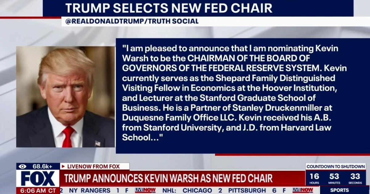 Warsh signals new era at Fed, keeps rates unchanged