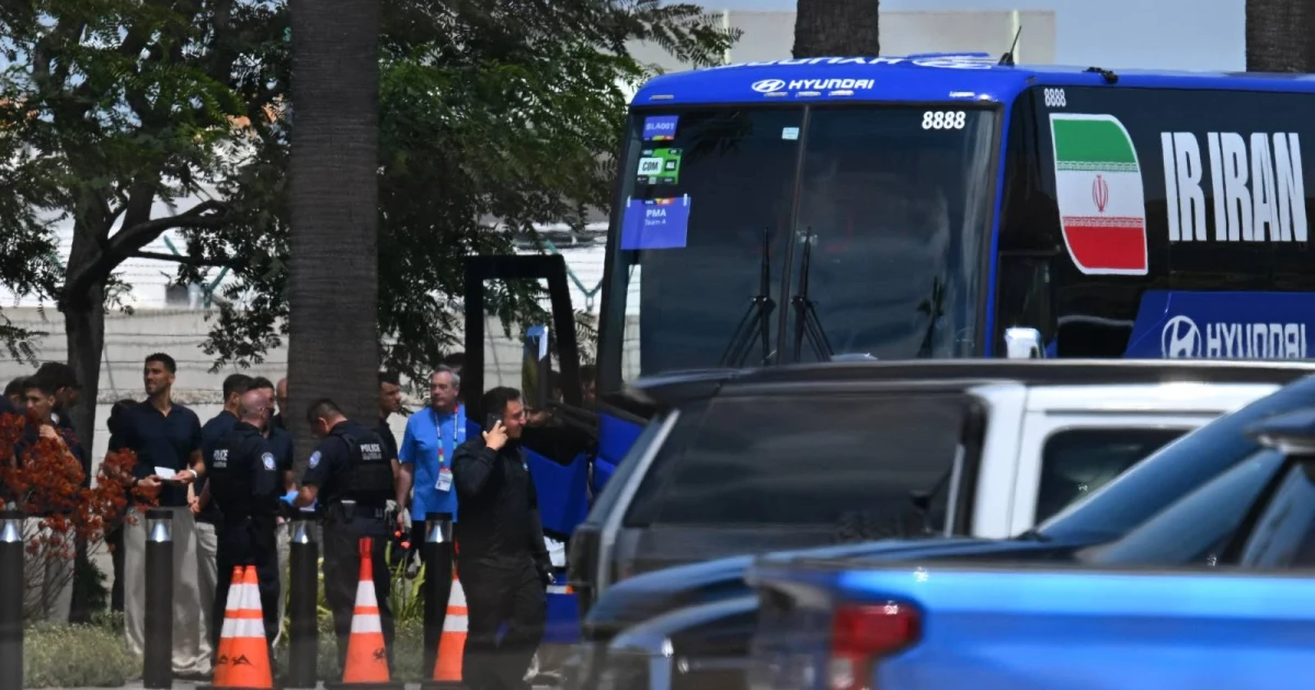 Iran team faces delays and tight security on World Cup arrival