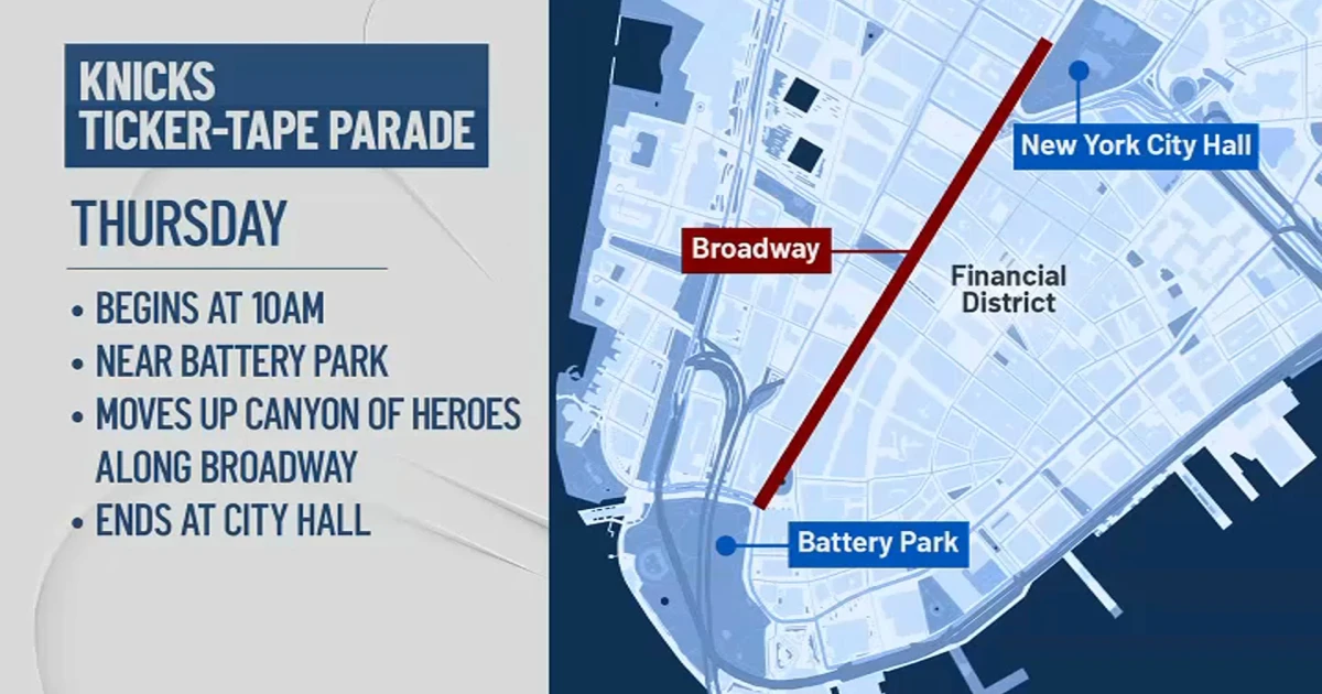Knicks to get first ticker-tape parade after 53-year championship wait