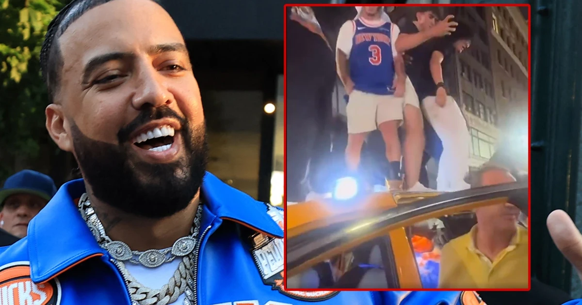 French Montana helps cab driver attacked during Knicks celebrations