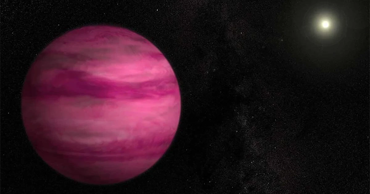 James Webb reveals salty clouds on pink planet GJ504b
