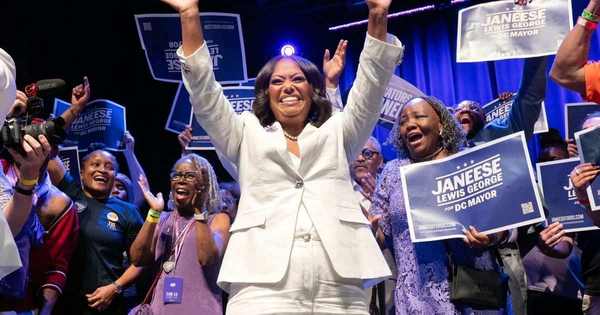 Janeese Lewis George projected to win Washington, D.C. mayoral primary