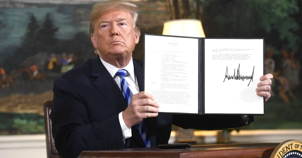 Trump’s Iran deal exit was driven by personal politics, notes suggest