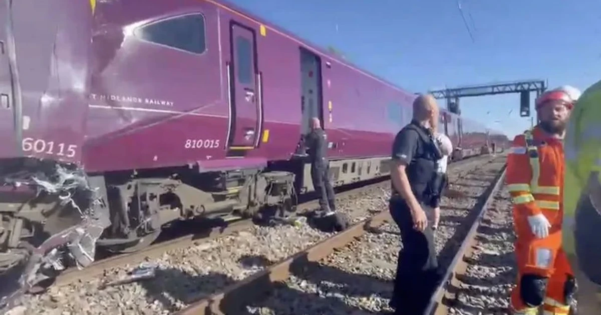 Multiple injuries after two trains collide near Bedford, witnesses say