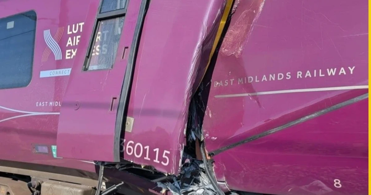 Two trains collide near Bedford, several injured in rail crash
