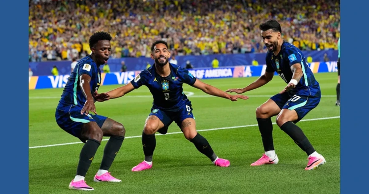 Brazil beats Haiti 3-0, Cunha double sends them top of Group C