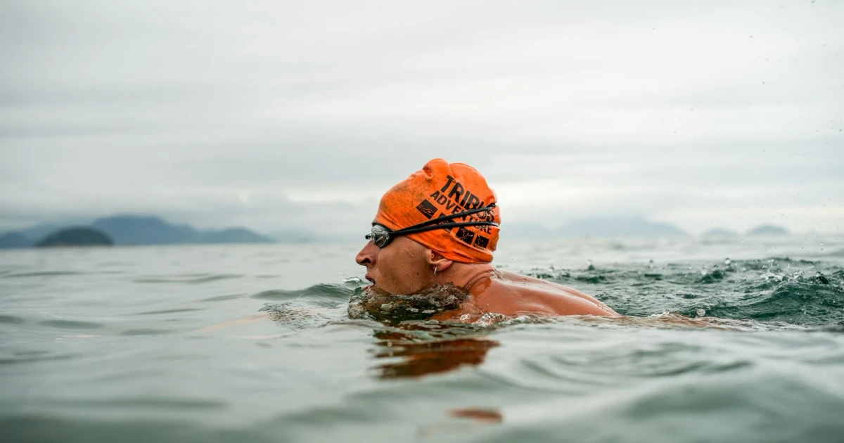 Chris Ballard plunges into cold-water swimming for new book