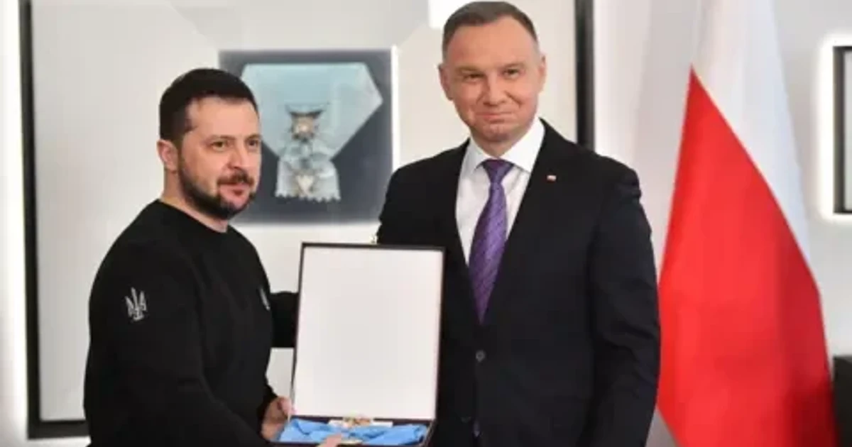 Poland revokes Zelensky's top honor in row over UPA tribute