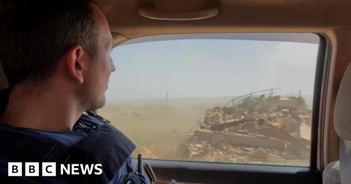 BBC granted rare access to devastated Israeli-occupied south Lebanon