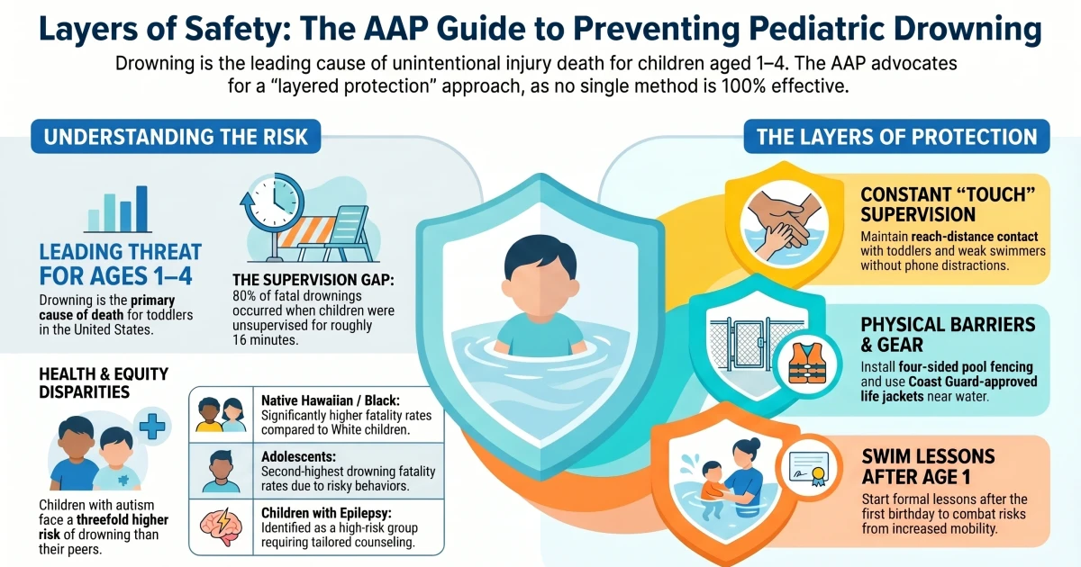 AAP updates drowning prevention guidance for young children