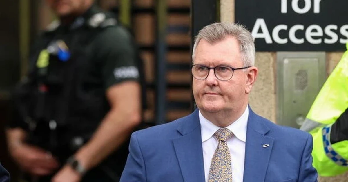 Jeffrey Donaldson convicted of historic child sex offences in Northern Ireland