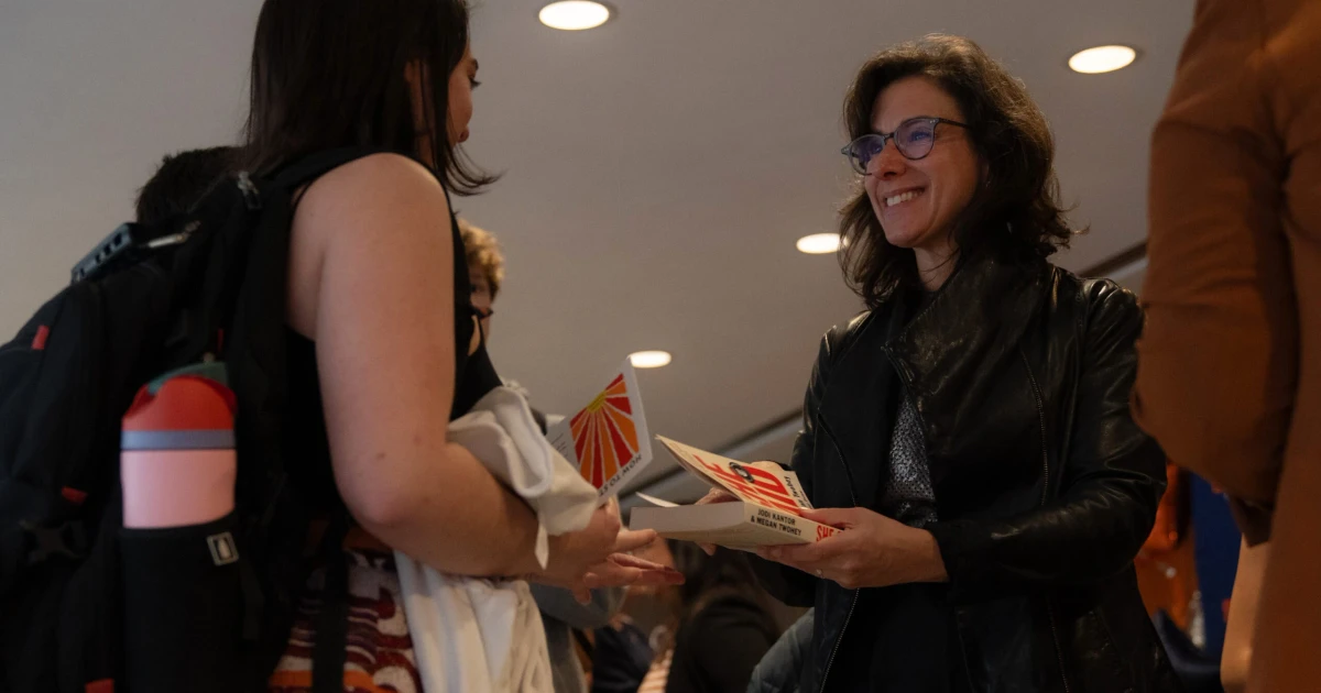 Jodi Kantor offers career advice for graduates facing AI uncertainty